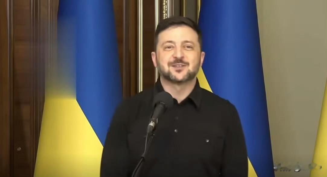 泽连斯基：高兴。