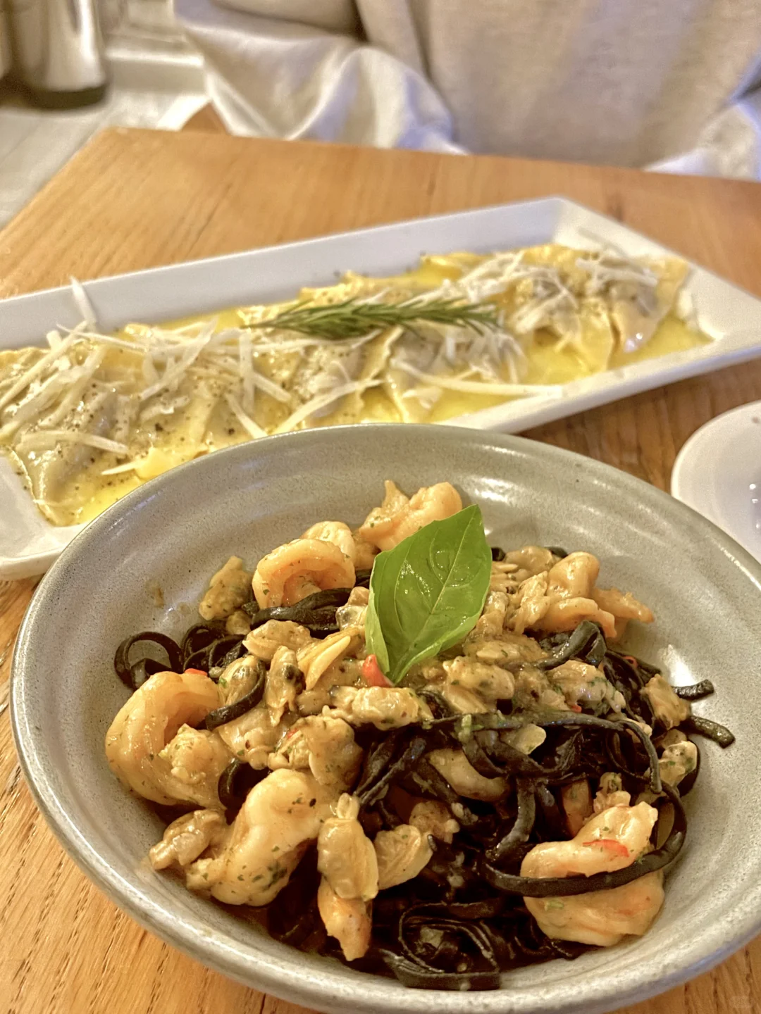 🍝 墨尔本好吃的墨鱼汁意面❗️