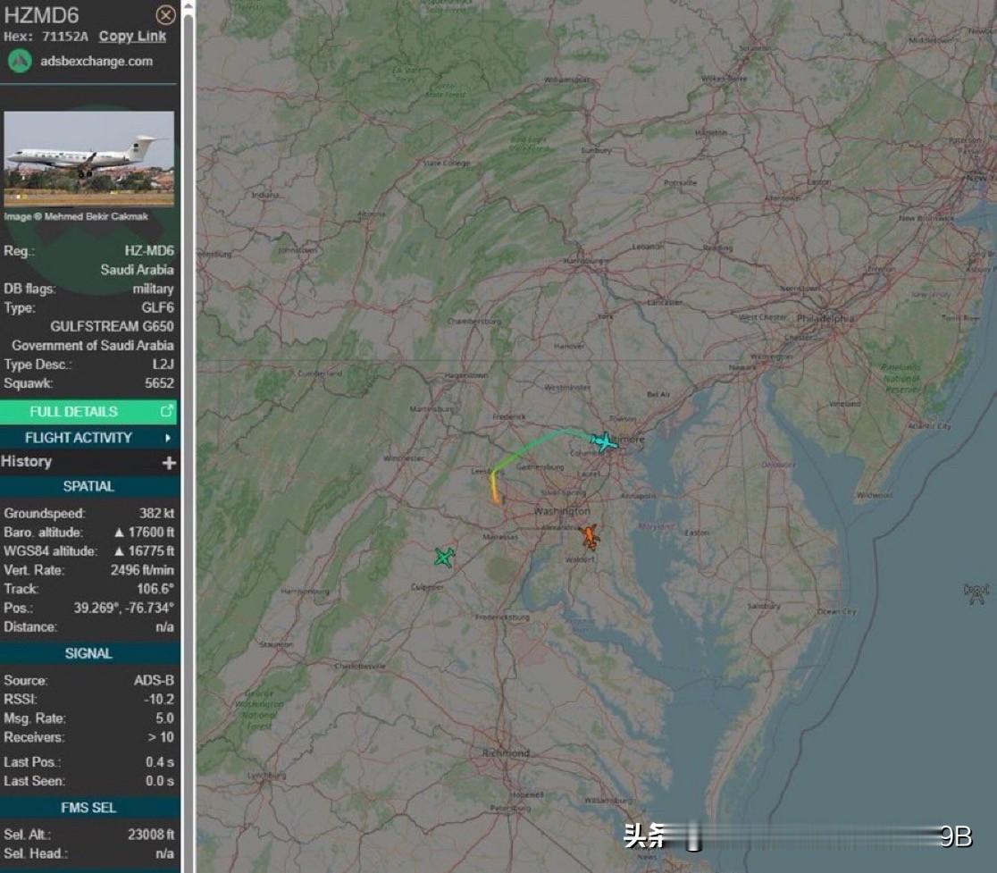 突发新闻：沙特阿拉伯王子哈立德·本·萨勒曼（KBS）在短暂访问华盛顿特区后，目前