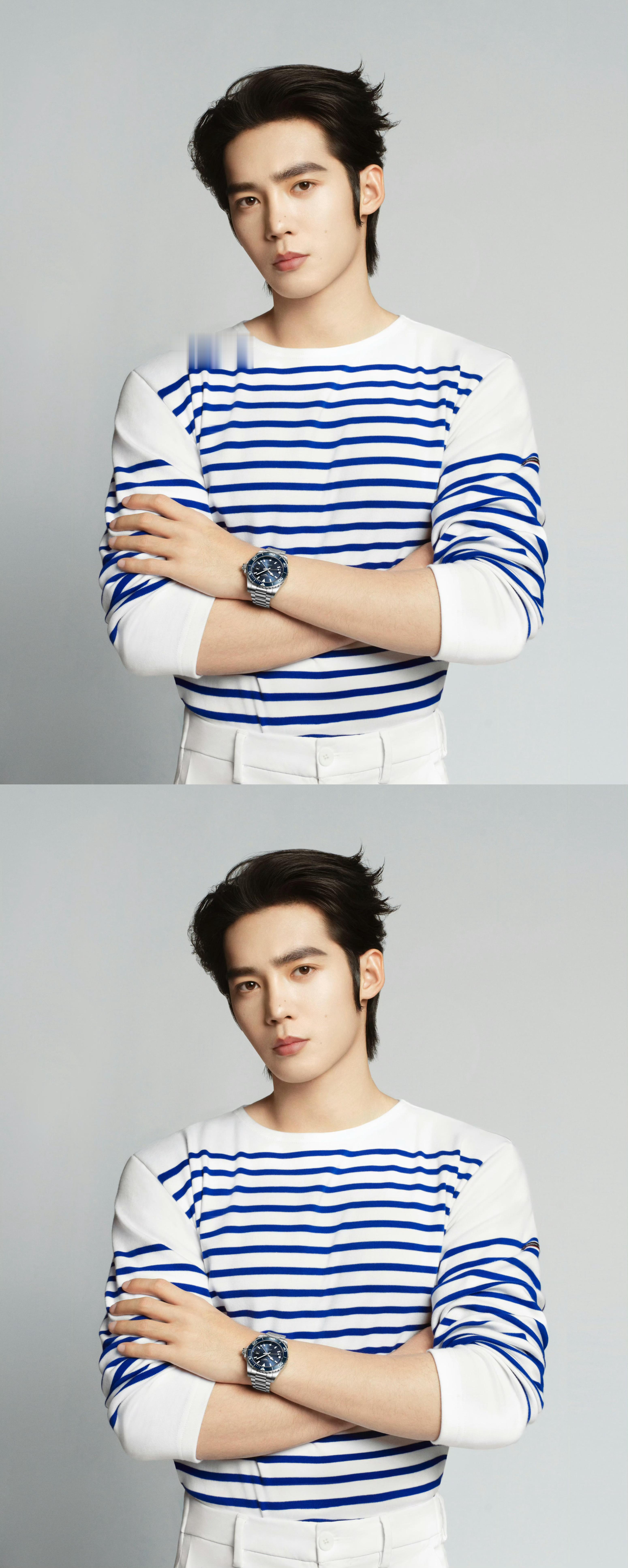 于适浪琴新鲜大片 海军风好帅好适配 大使完全貌美😍 