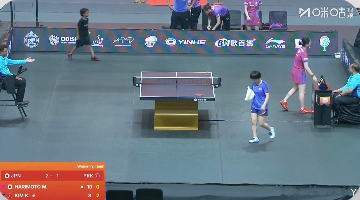 张本美和1-2金琴英不知不觉她们已经打了3个小时了[柯基] ​​​