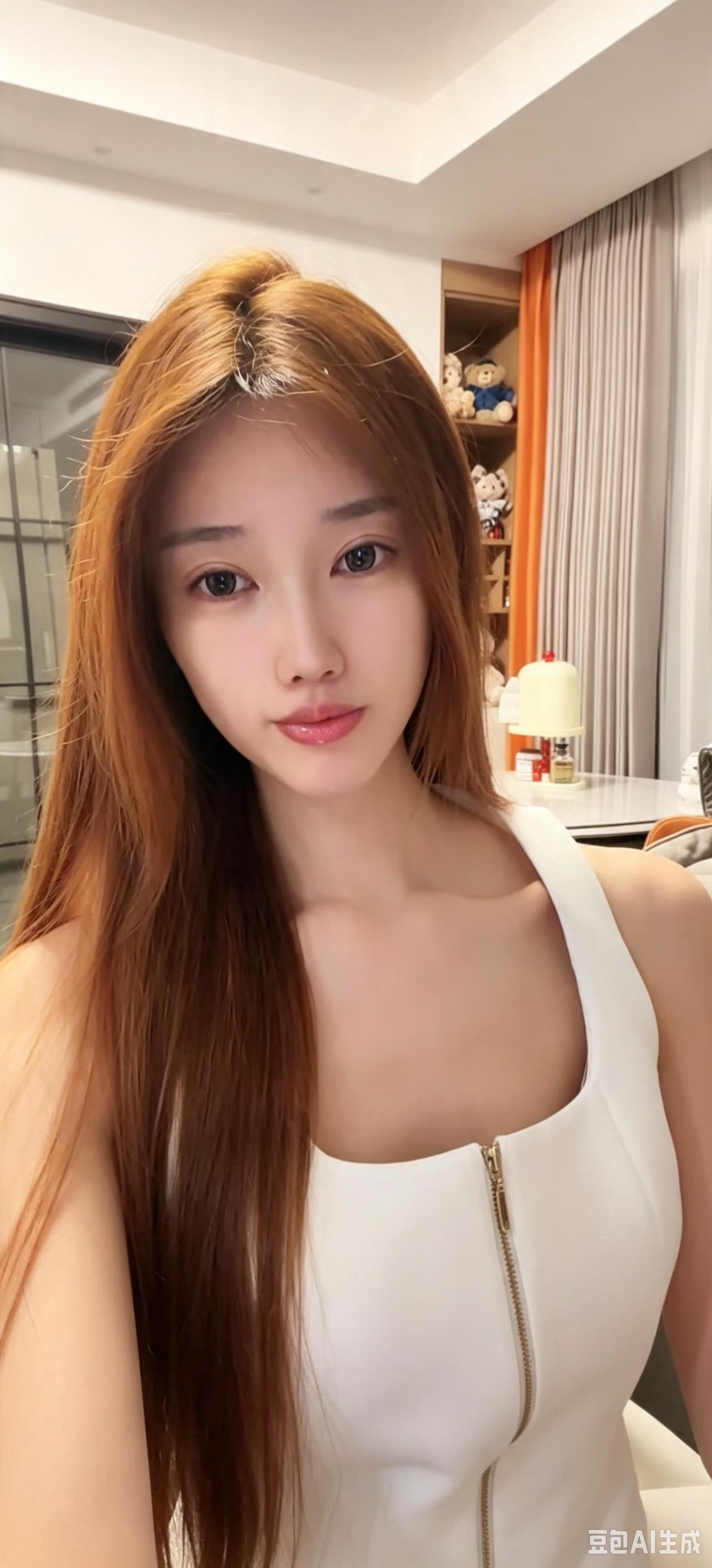 这是我今天刷到的小姐姐，她在直播，我一个月工资一千五，给她刷了一千一，现在我们在