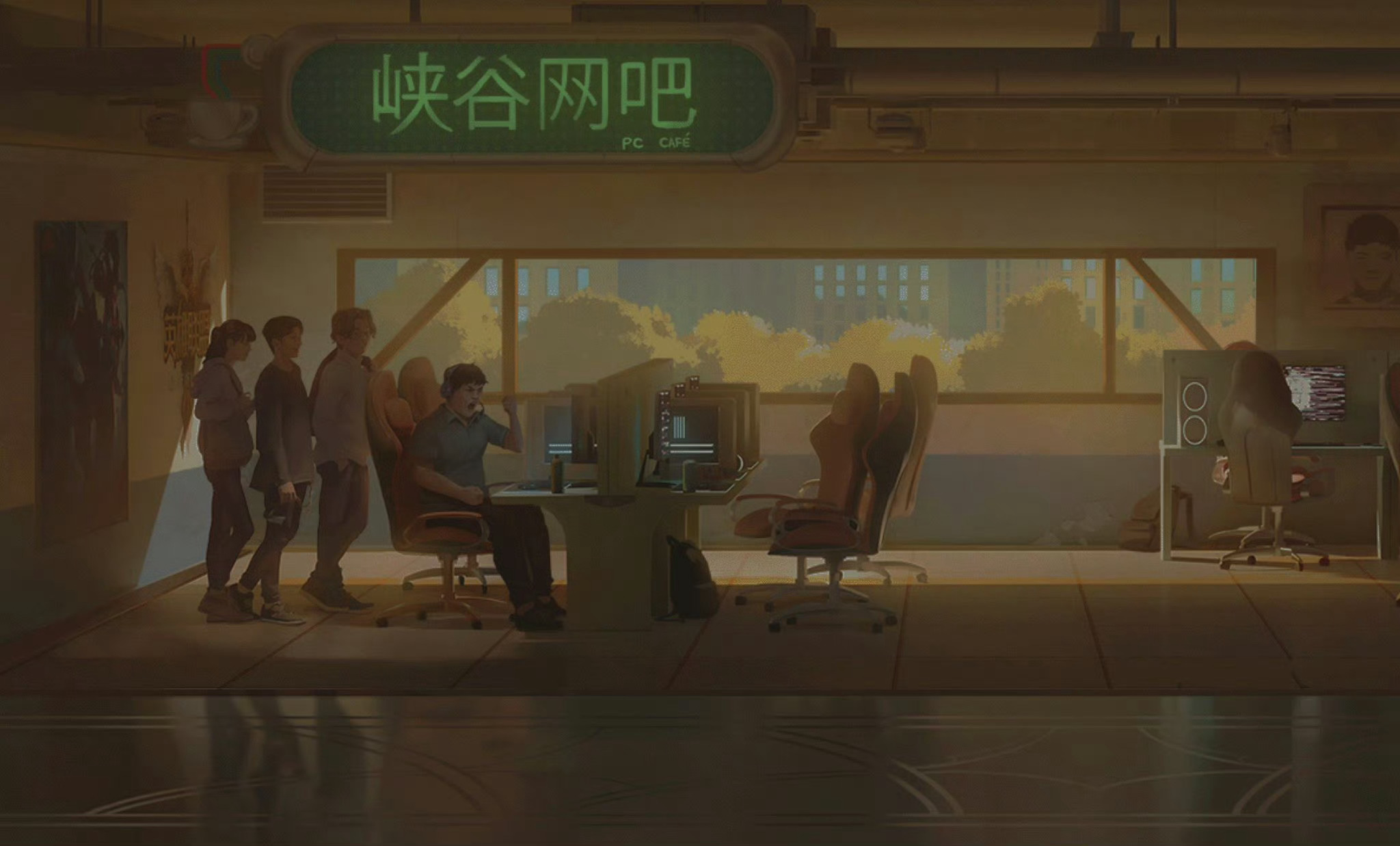 Uzi名人堂通行证背景图英雄联盟竞技游戏 ​​​