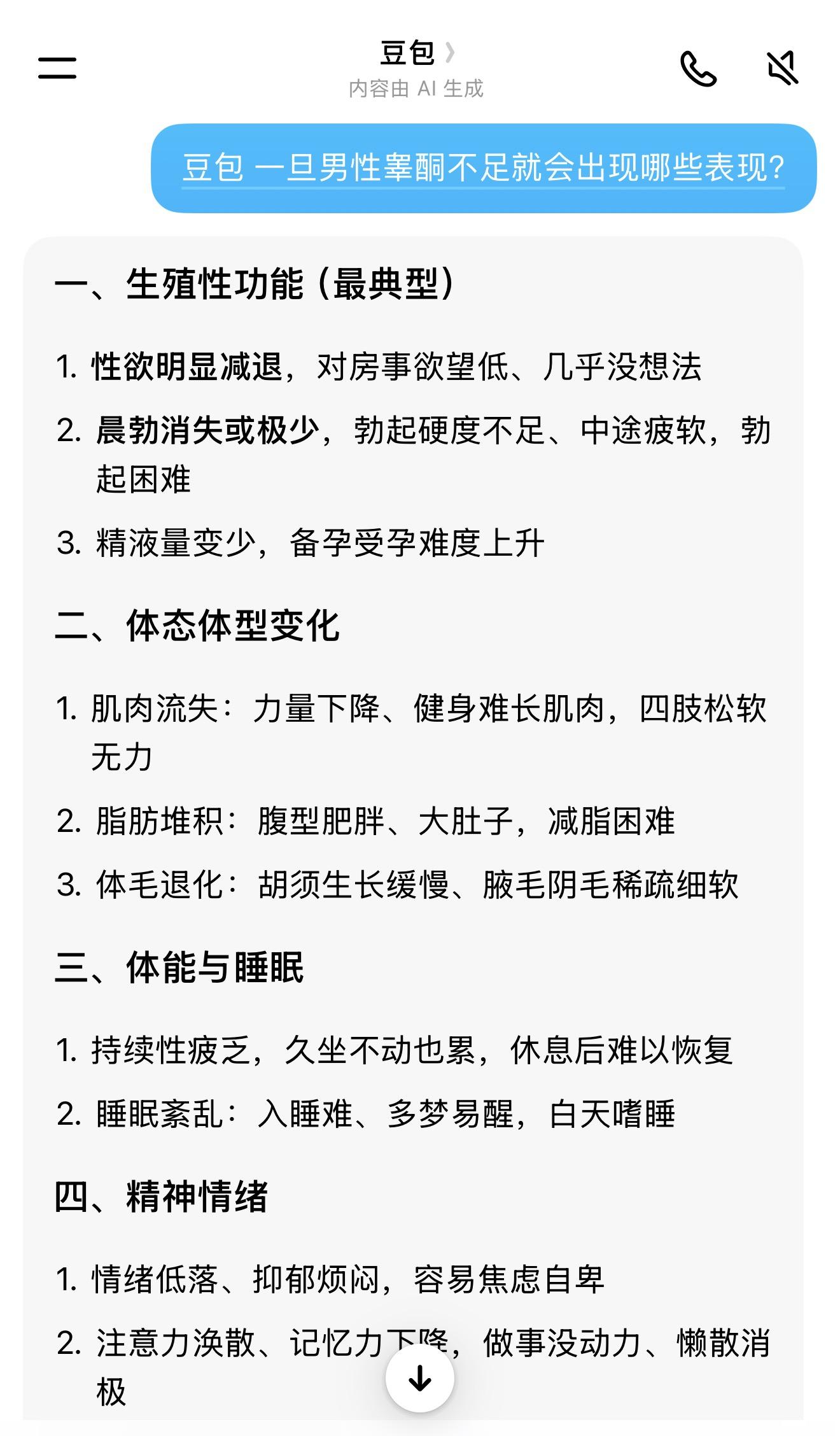 兄弟们你是不是也出现睾酮不足了？