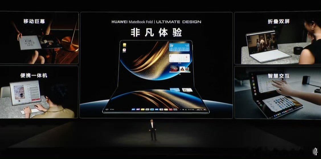 不是，华为MateBook Fold 非凡大师这个真的有点意思啊[傻眼]这交互体