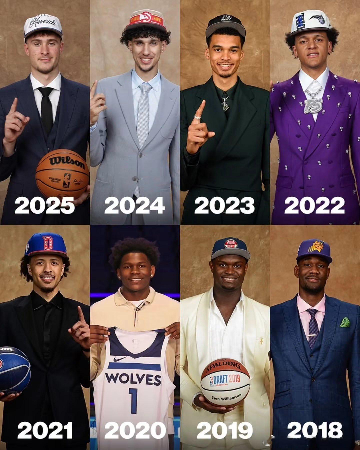 过去八届 NBA 选秀的状元秀，谁是你的第一选择？ 