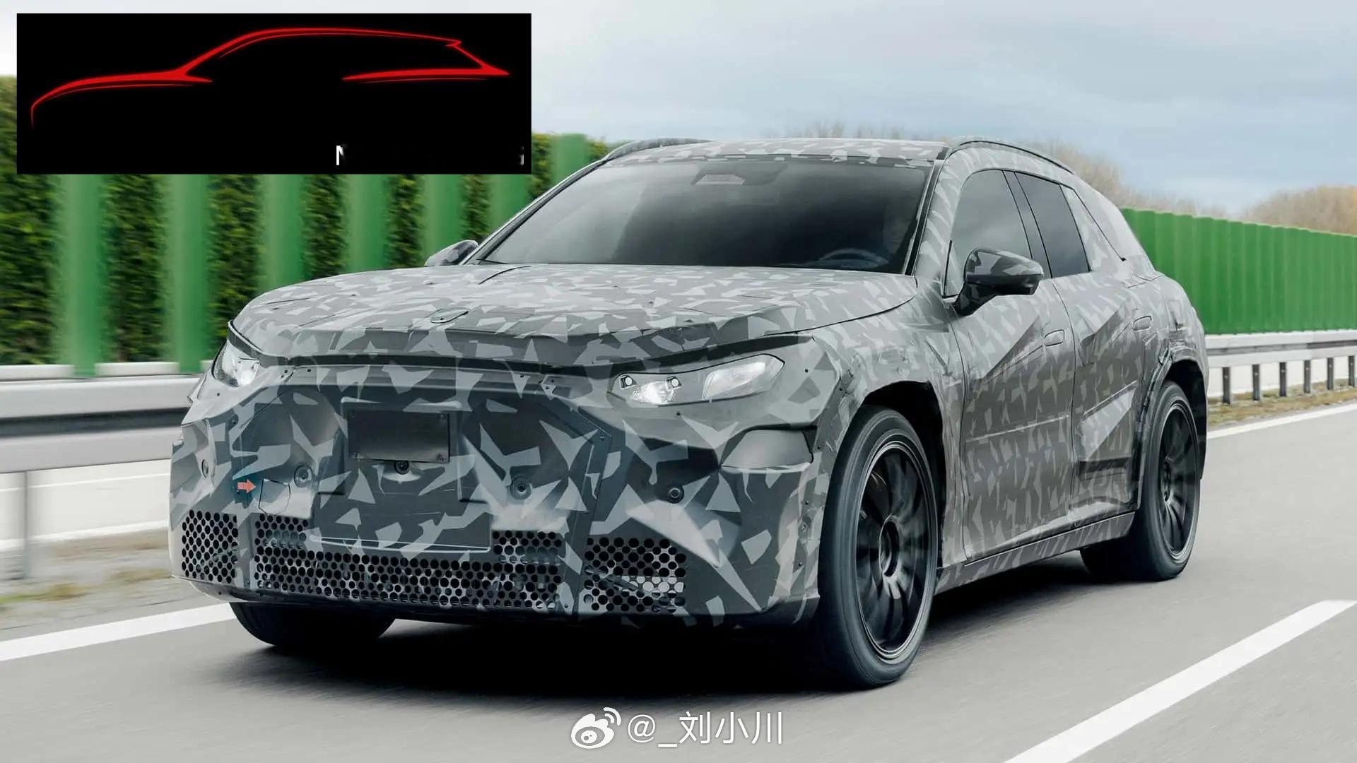 奔驰AMG全新纯电性能SUV谍照首次亮相  奔驰AMG全新纯电性能SUV谍照首次
