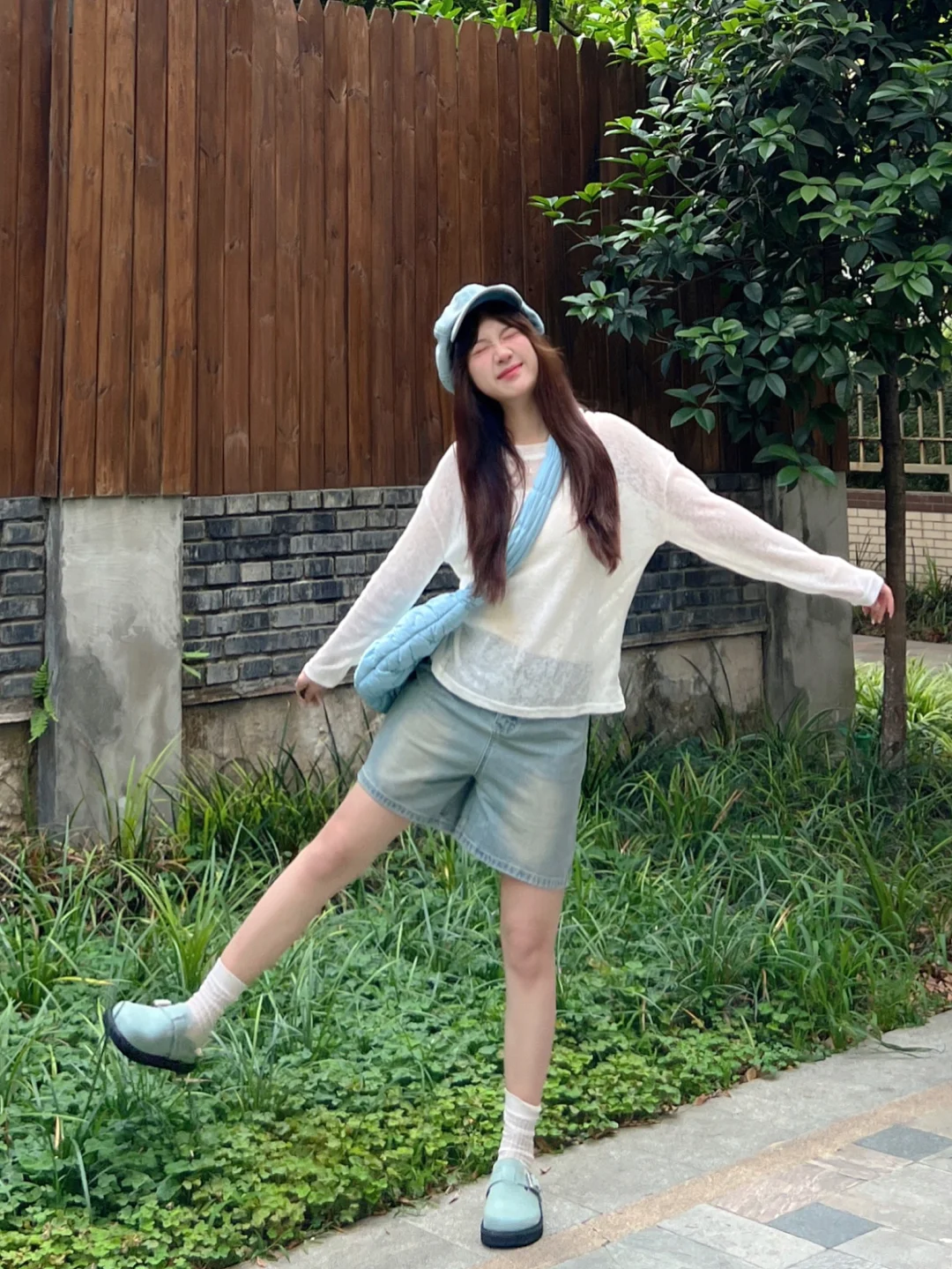 ootd·夏日舒适清凉感🐋简单慵懒又防晒！