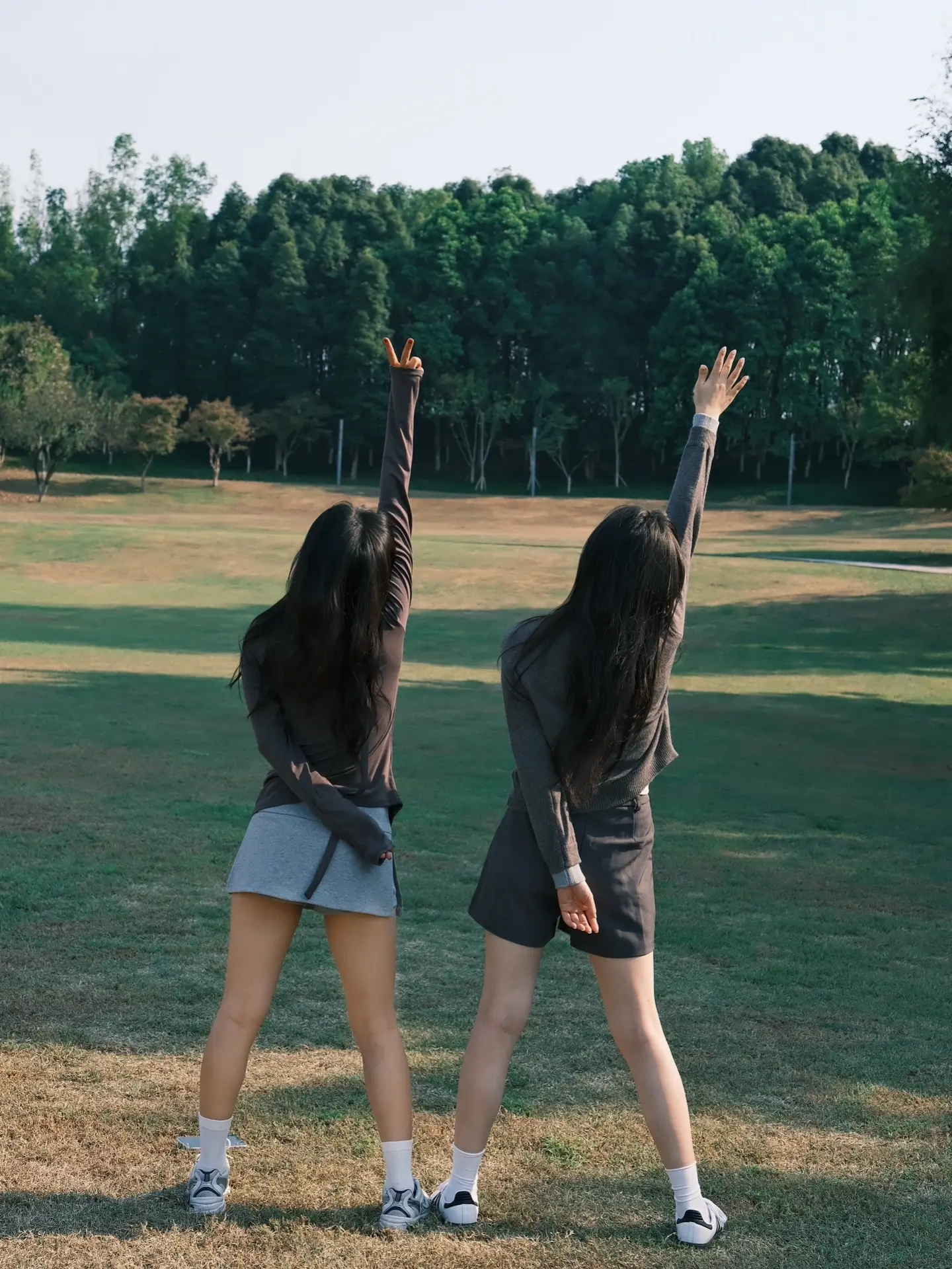 下次跟闺蜜见面就这么拍。