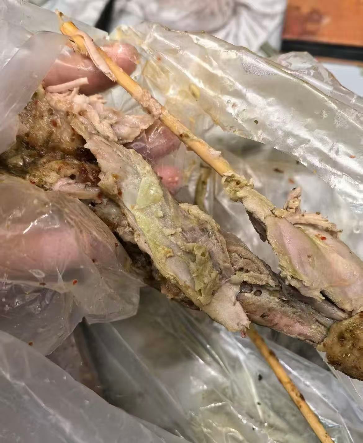 僵尸鸭腿 鹅腿阿姨的瓜吃到朝阳来了从海淀火到朝阳，结果被扒出来用鸭腿冒充鹅腿，还