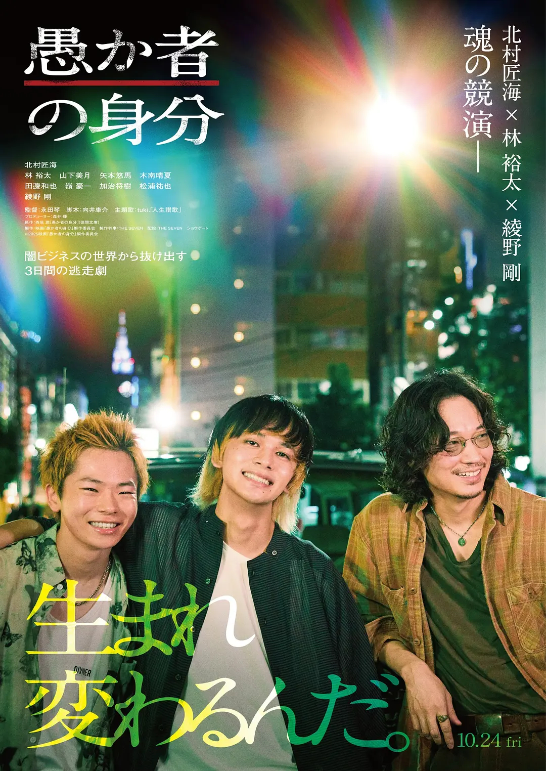 北村匠海 / 绫野刚 / 林裕太，日影《愚者的身份》（2025）愚者的身份 ​​