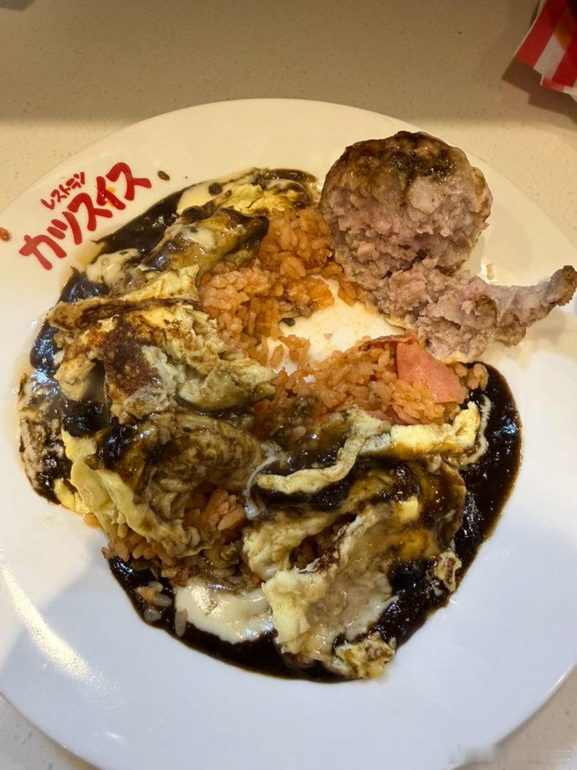 金枪鱼饭团：이공김밥蛋包饭：카츠스위스雪花冰：sulbing美食分享不可辜负的美