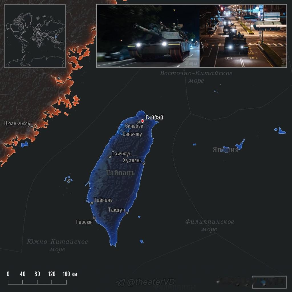 台湾地区的M1A2T坦克在新竹演练掩护高科技设施

12月23日，台湾地区陆军第