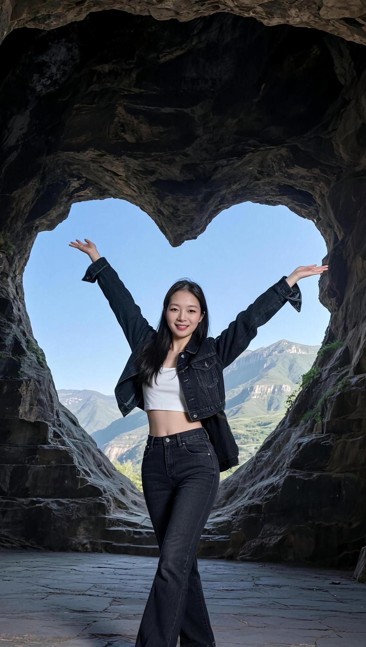 AI心洞生活照 美女穿搭日常分享抖音玩法合伙人计划