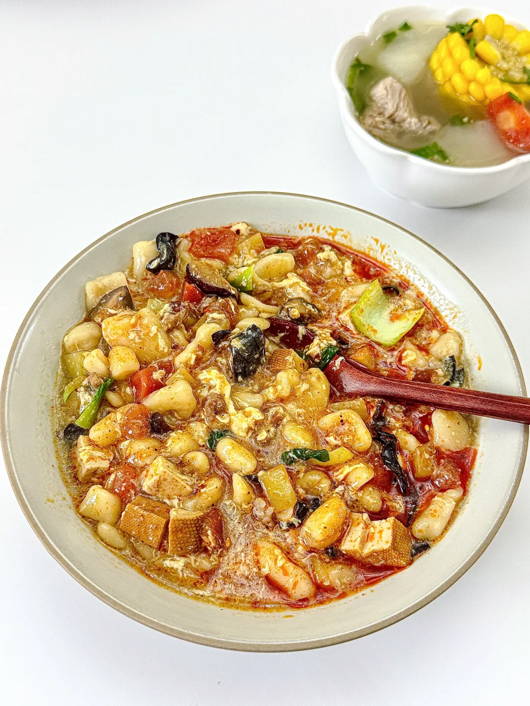 老陕烩麻食  ▏🥣热气腾腾♨️太香了