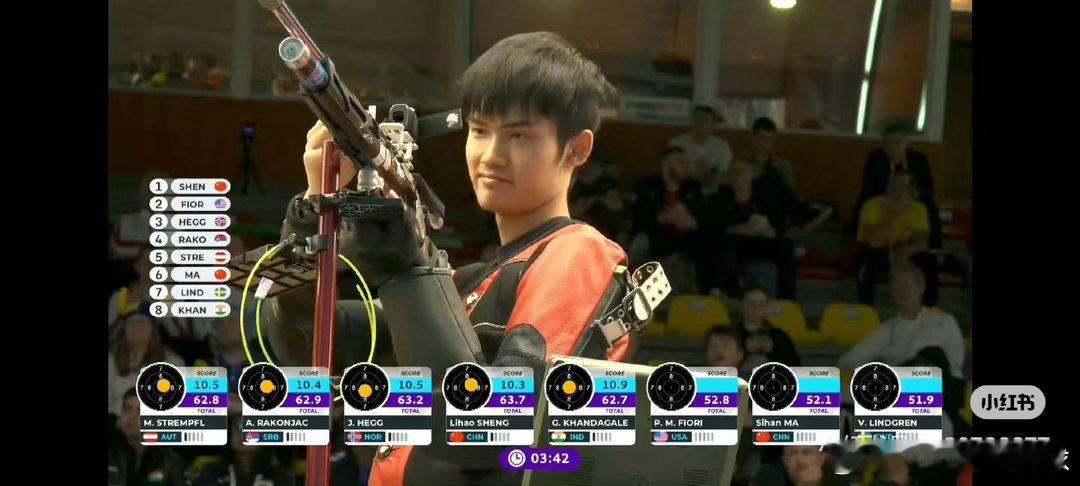 盛李豪射击世界杯第二金恭喜盛李豪10米气步枪夺金！射击世界杯个人第二金好完美的干