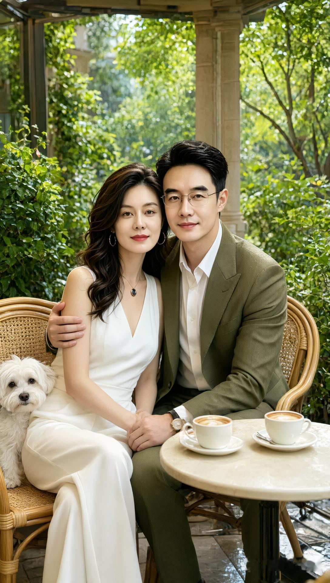 庭院婚照