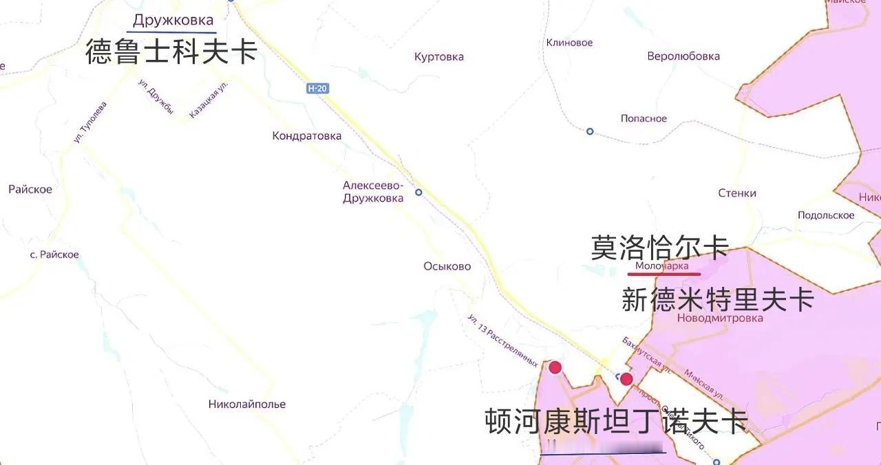 俄军南部集群突击队占领了莫洛恰尔卡（俄方称希米克），进一步分割战场，并且对顿河康