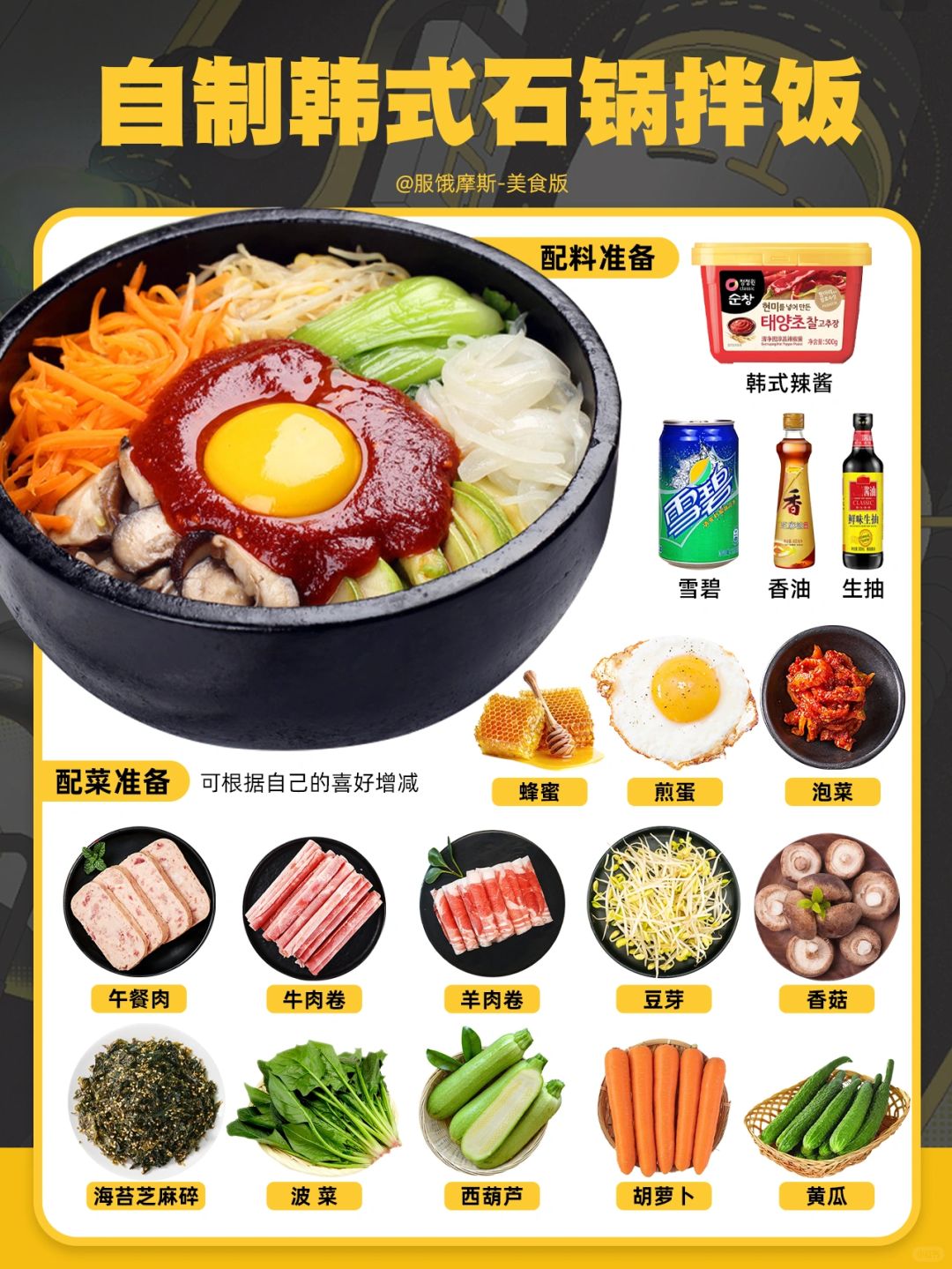 🔥感谢网友，让我吃上了正宗韩式拌饭