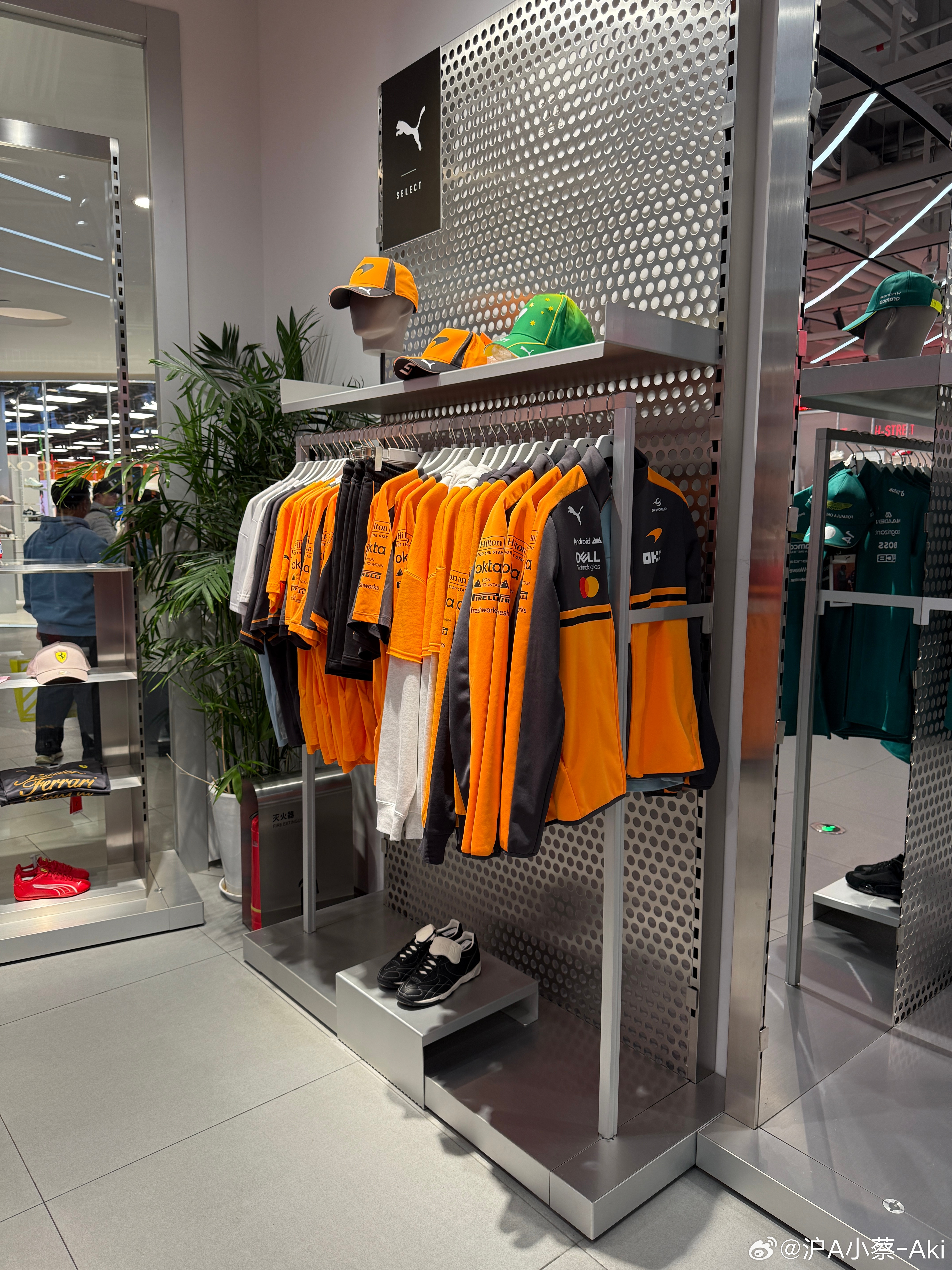 这个赛季F1有三支车队都选择了Puma作为装备赞助商。据我观察发现，法拉利的车迷