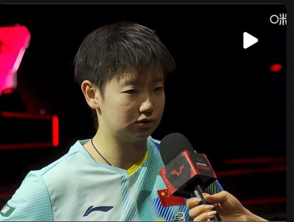 孙颖莎3:1帕拉南赛后采访高情商：肯定对手，享受赛场每一分！
2月23日新加坡大