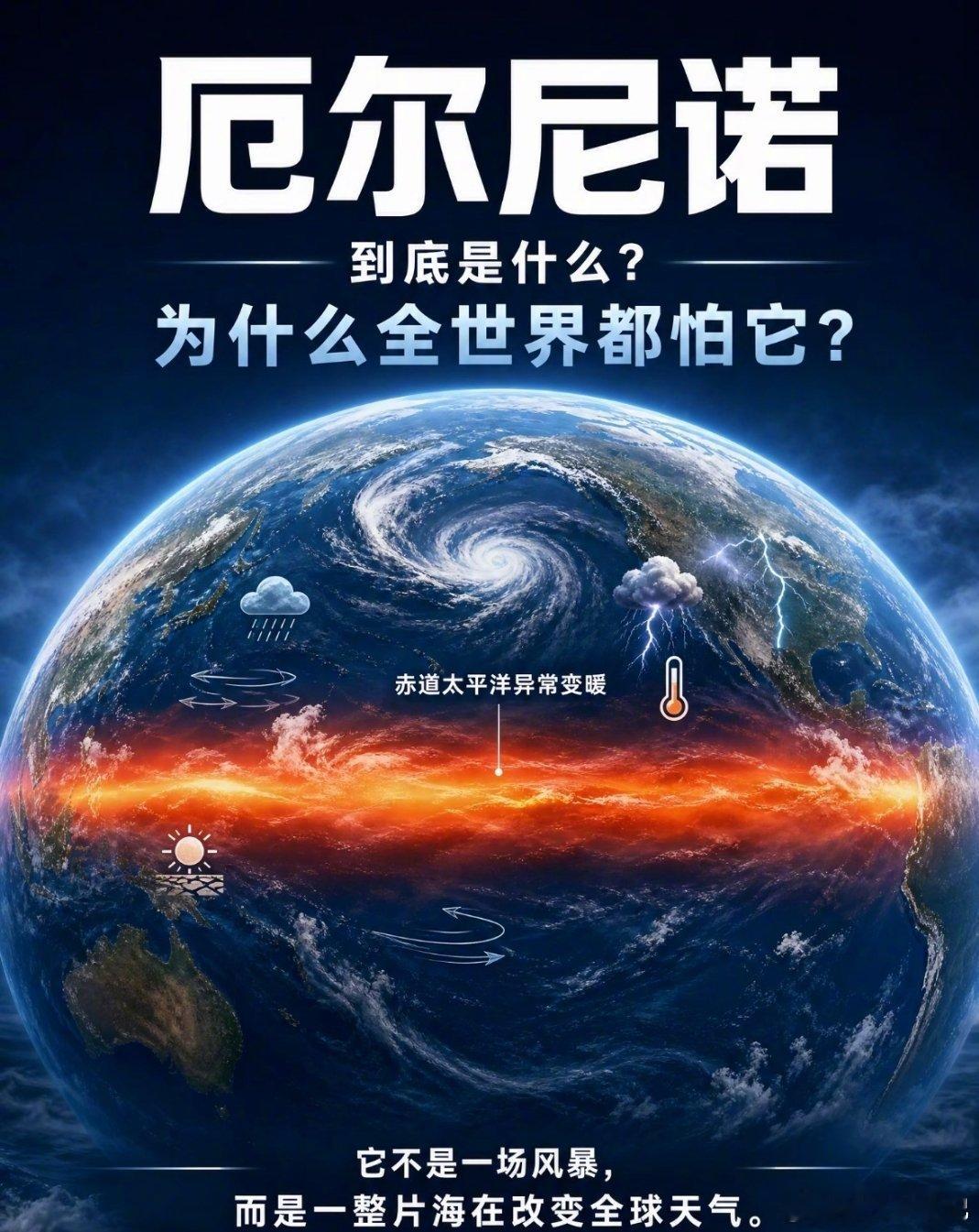 超强厄尔尼诺真要来了气象预警拉满！今年秋冬或将出现史上罕见超强厄尔尼诺，海温升温