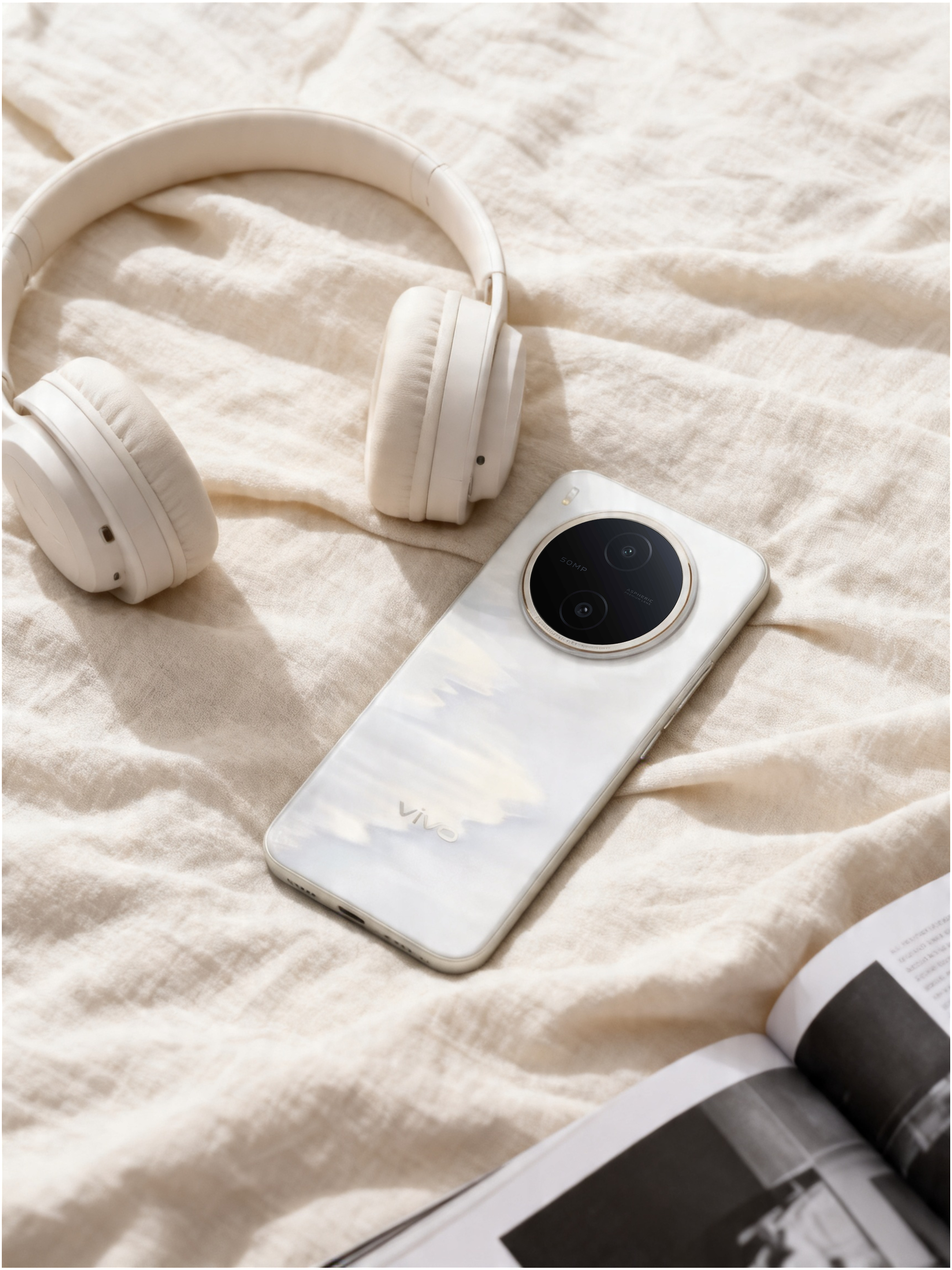 Y600 Pro 白金色这质感，不愧是最懂白色的vivo1000mAh+的大电池