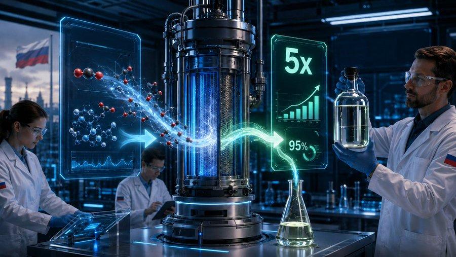 俄罗斯科学家将空气转化为燃料的速度提升了五倍

通过利用阳光、热量和电力，俄罗斯
