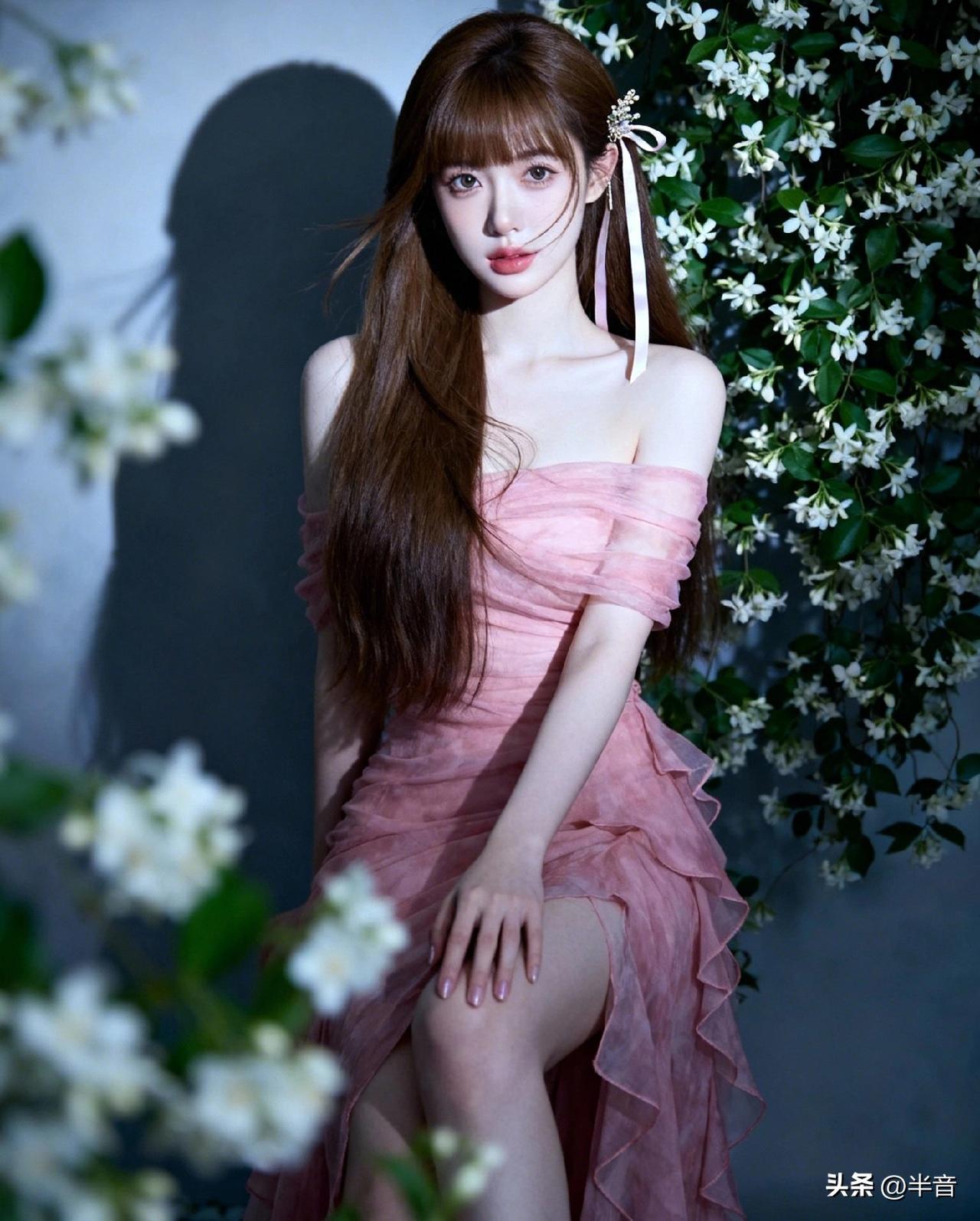 会呼吸的茉莉少女写真🌿
你眼底摇曳的碎光
把未说出口的故事藏进裙摆褶皱