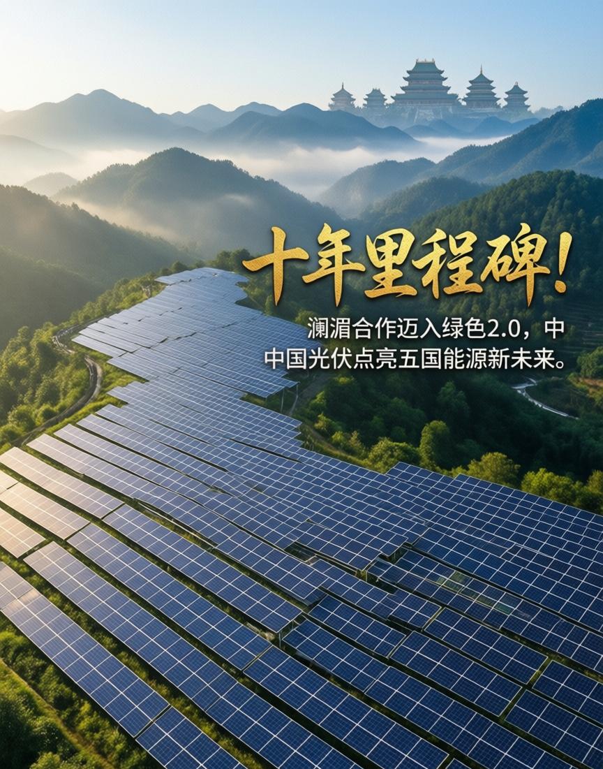 十年里程碑！澜湄合作迈入绿色2.0，中国光伏为五国能源转型点亮新路

澜湄合作走