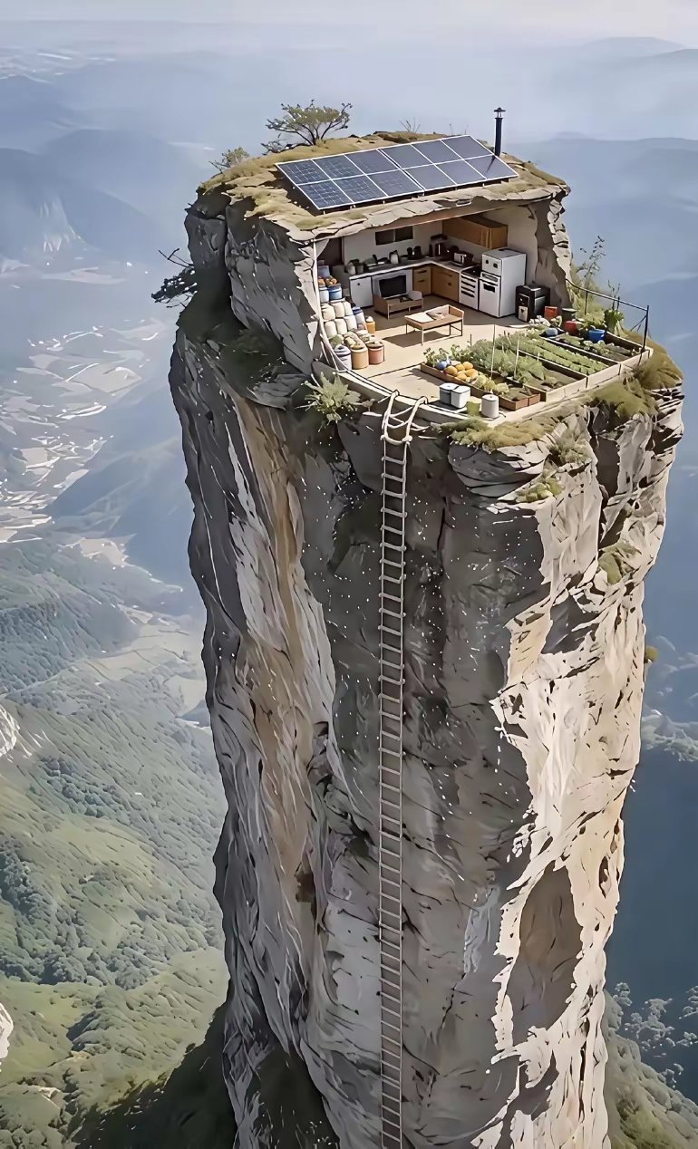 给你30w，让你在这上面生活一年，你愿不愿意？ 