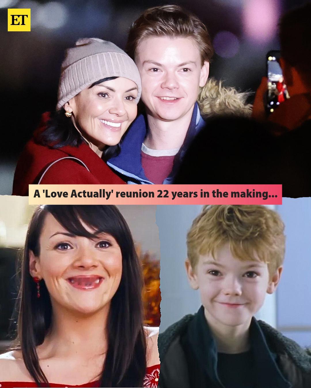 经典电影《真爱至上》“山姆”托马斯·布罗迪·桑斯特与“娜塔莉”玛汀·麦古基安时隔