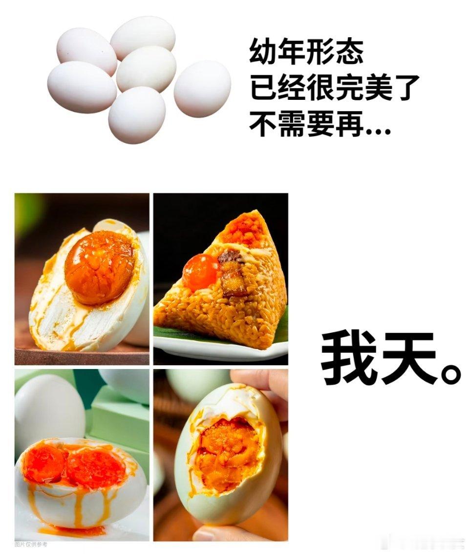 端午节不要争什么甜粽子咸粽子了都来吃蛋黄粽子，祝大家富得流油！ 
