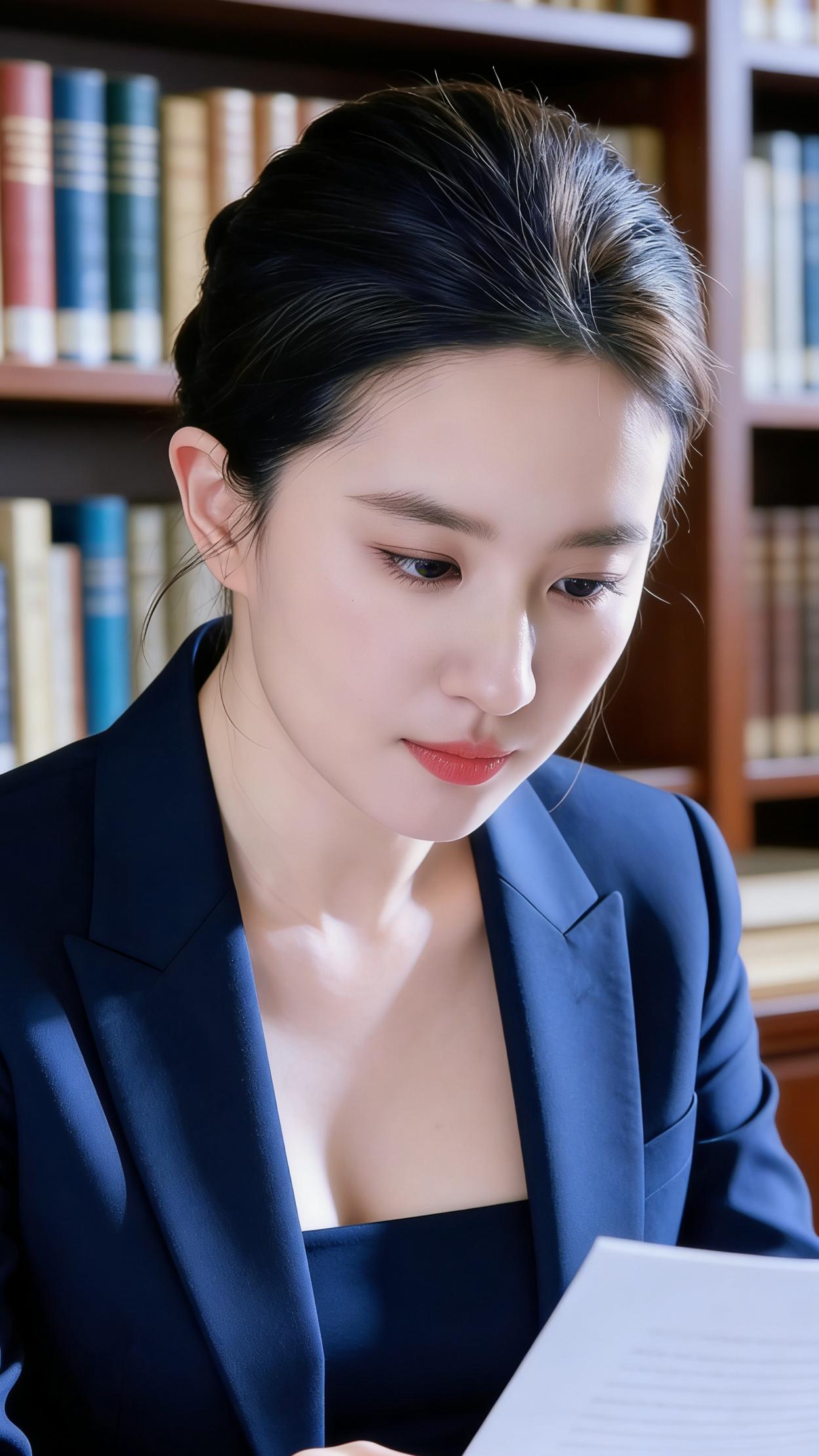 职场精英风范，专注阅读中的你最美！职场气质女人 简约职场风范 职场气质 职场女王