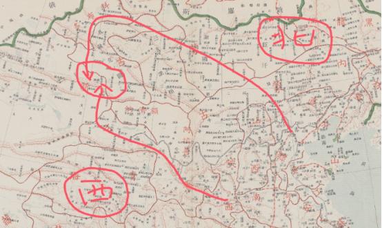 雍正、乾隆两朝征战准噶尔部，经常提到“西北两路大军”，那么西北两路是指哪两条具体