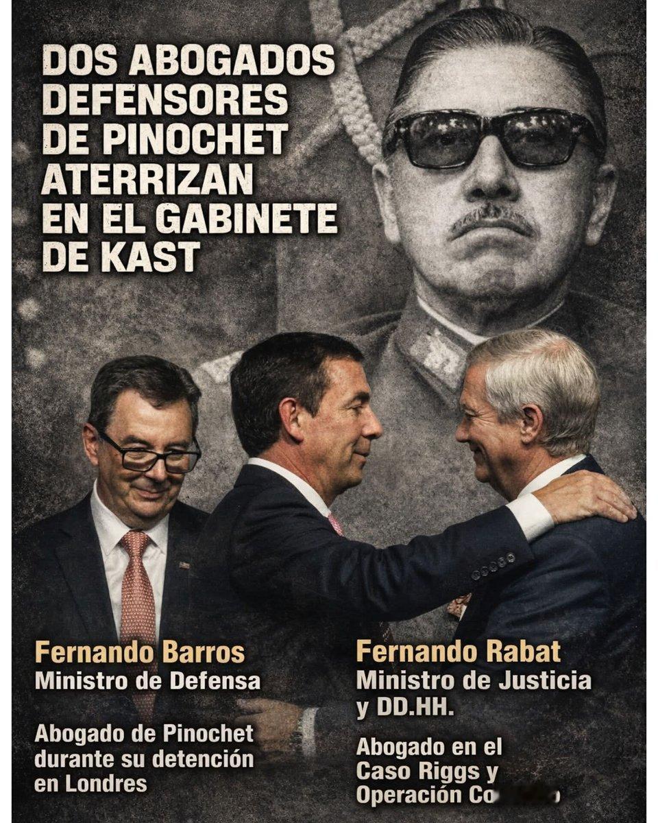 🇨🇱❗智利新组建的法西斯当局任命大法西斯头子 奥古斯托·皮诺切特 的两位前律