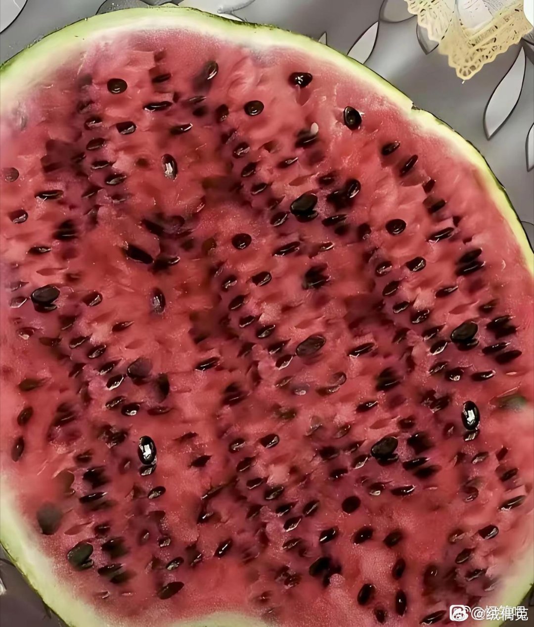 今天买了个西瓜，回家打开是这个样子的 你觉得这样的西瓜到底是好还是不好呢？ 