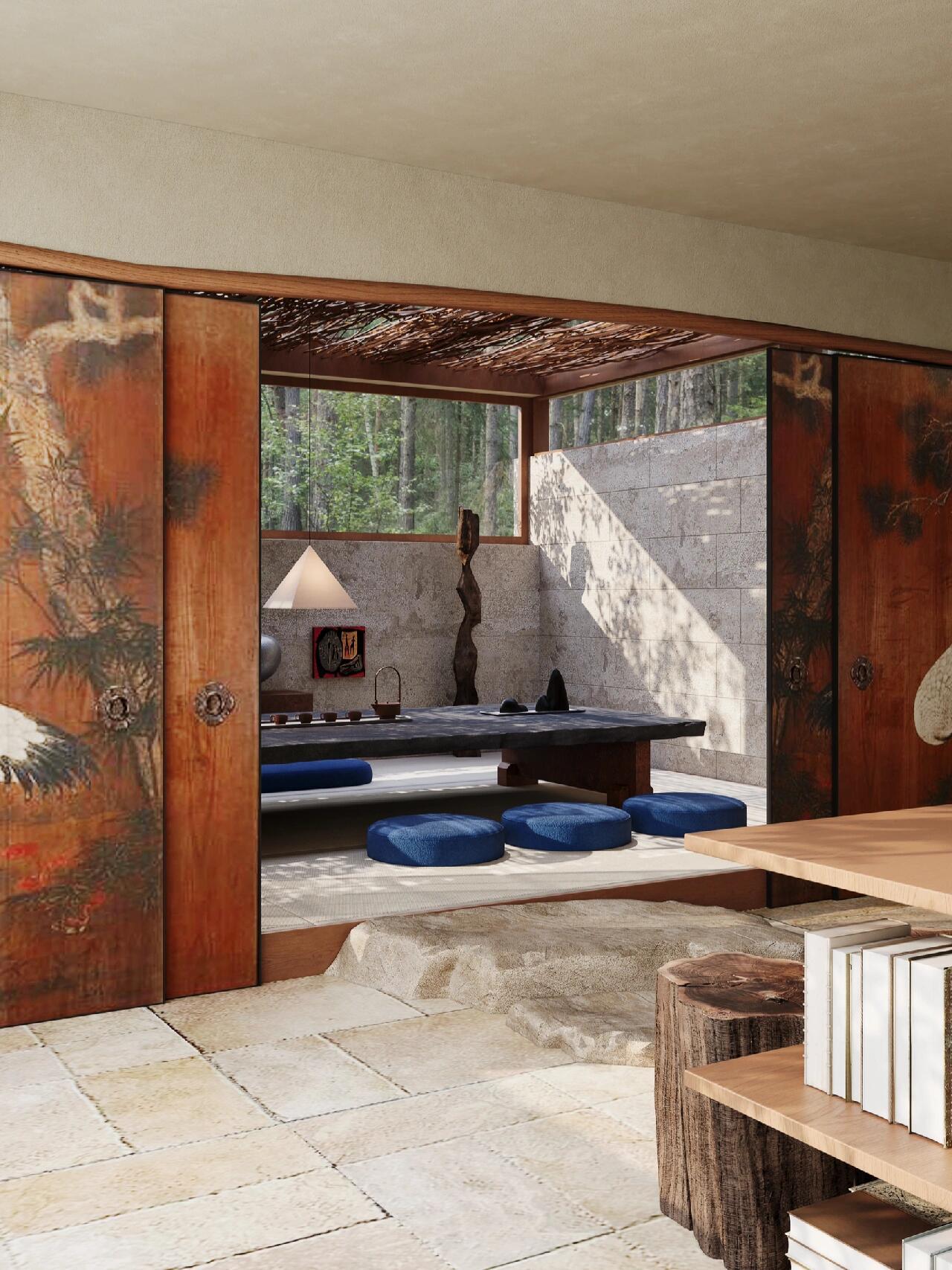 家居设计｜中式风格温润如玉的中式风格和自然风光的美妙结合，营造家居中的诗意之美 