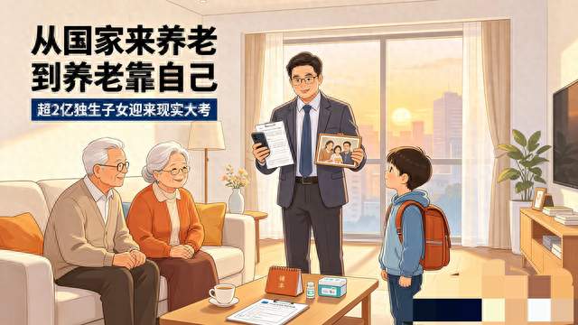 养老的靠自己”，超2亿独生子女，迎来现实的中年大考