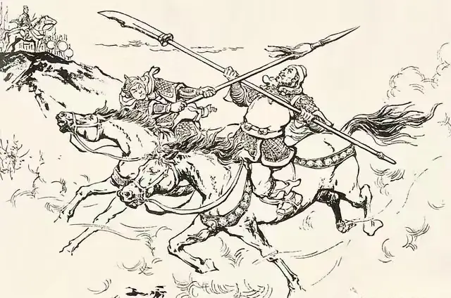 此人乃是蜀国白袍将军，一杆银枪耍得出神入化，挡者非死即伤，敌军畏之如虎...