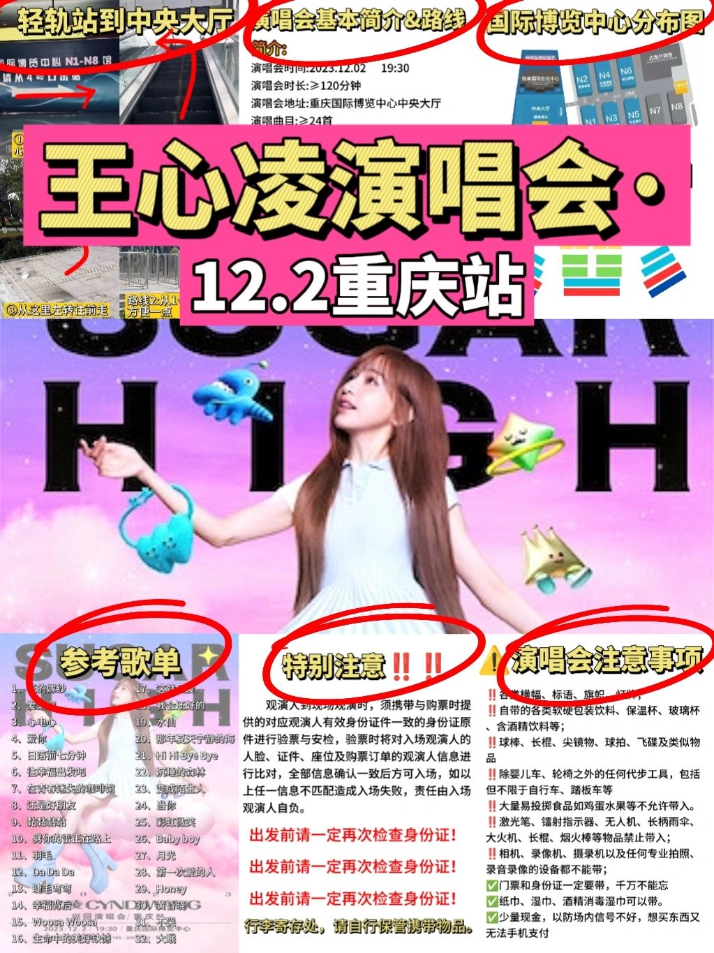 王心凌重庆站演唱会|保姆级攻略已备好