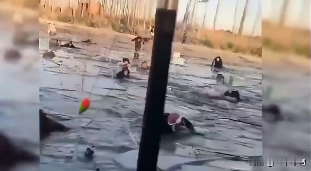 太吓人！河北冰钓百人集体“下饺子”，这哪是钓鱼，简直是“玩命”！

家人们，这大