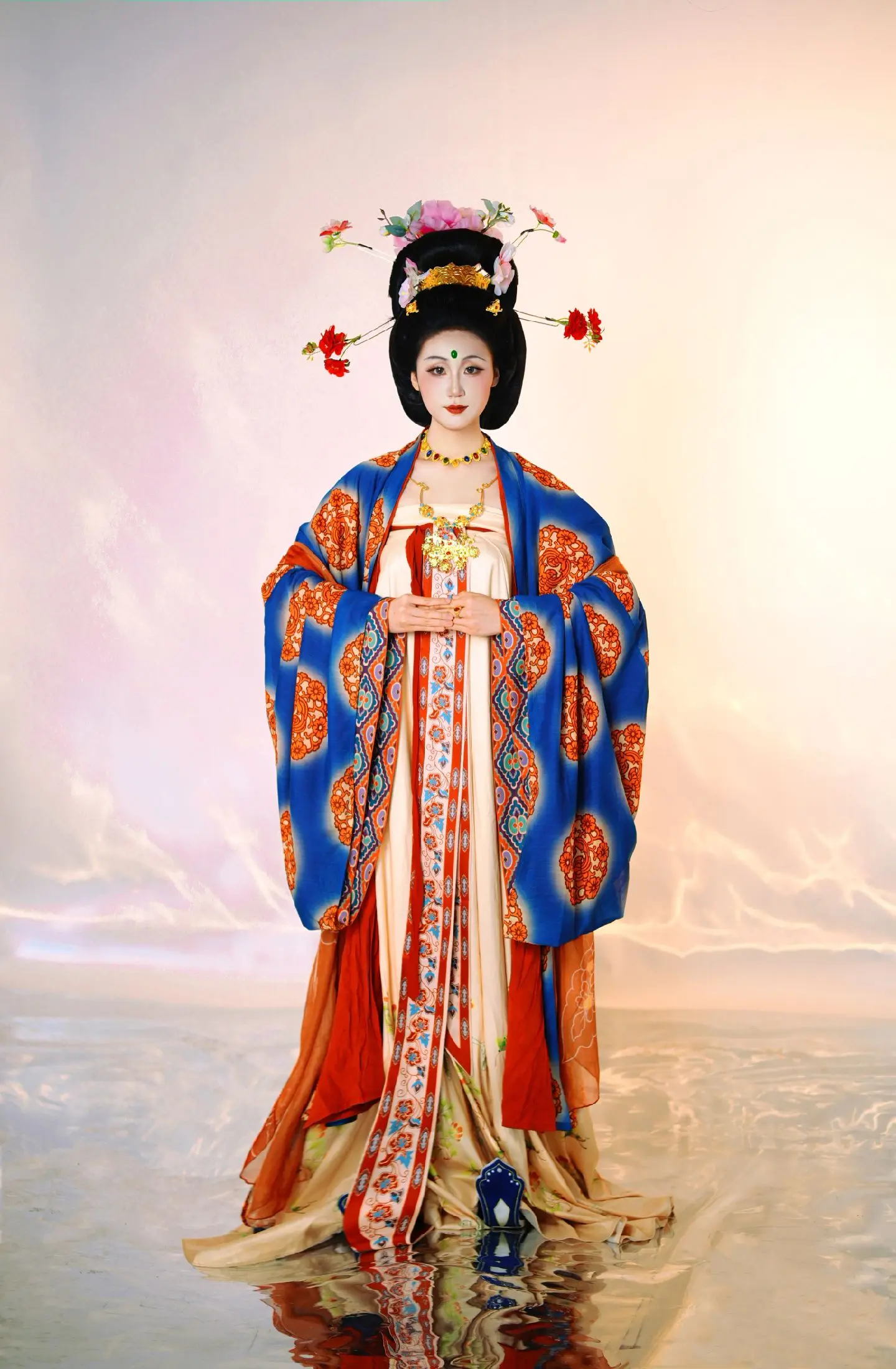 敦煌藏经洞.唐五代.引路菩萨图.