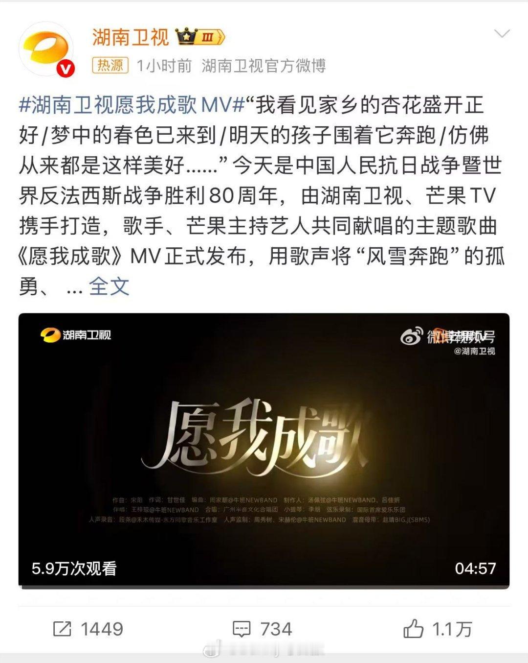 家人们火速围观湖南卫视愿我成歌MV ，这光影、这运镜，搭配动人歌声，直接把氛围感