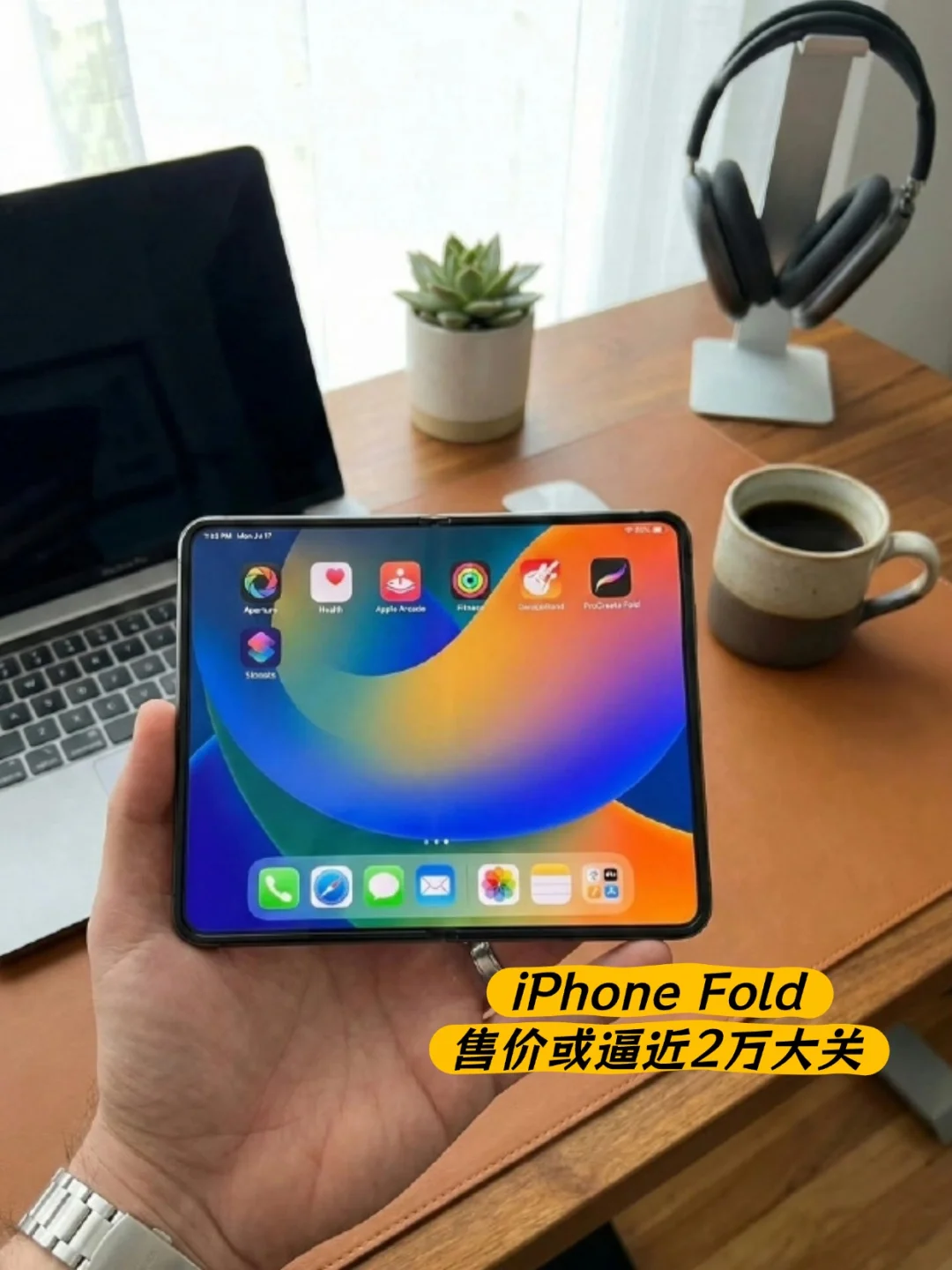 苹果折叠屏要卖2万？给我一个不买国产的理由[汗颜R]