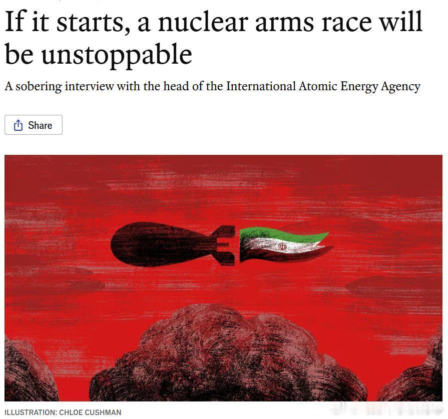 《经济学人》：如果核军备竞赛一旦开始，将不可逆转——世界正处在核军备竞赛的边缘。