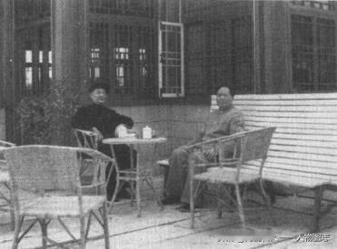 毛泽东与程潜在中南海