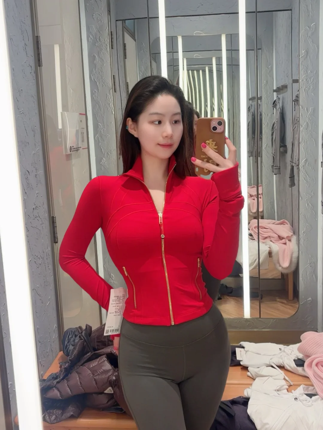 lulu本命红牛津色