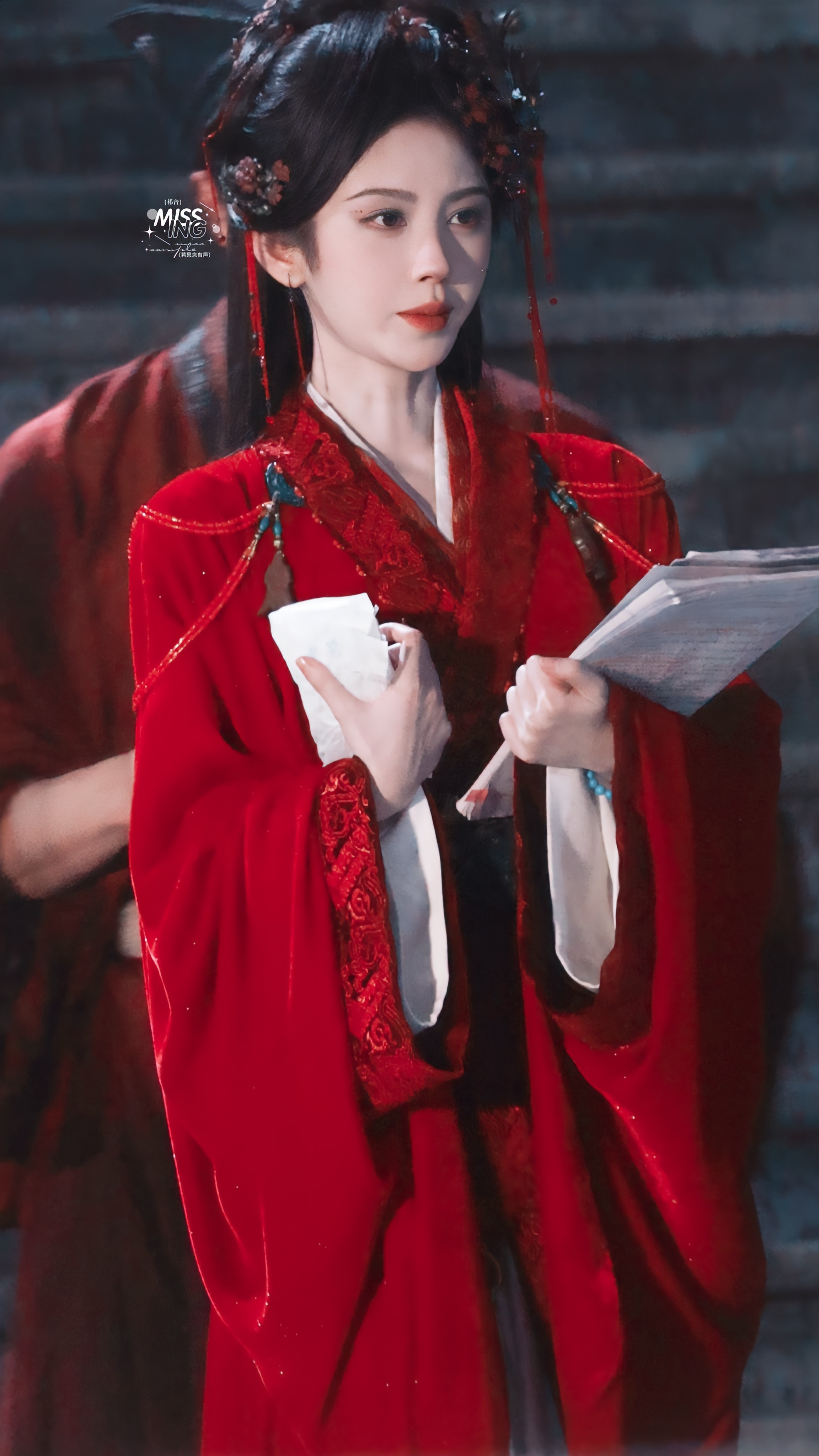 鞠婧祎  国师大人明艳红衣来袭鞠婧祎苏绿夏