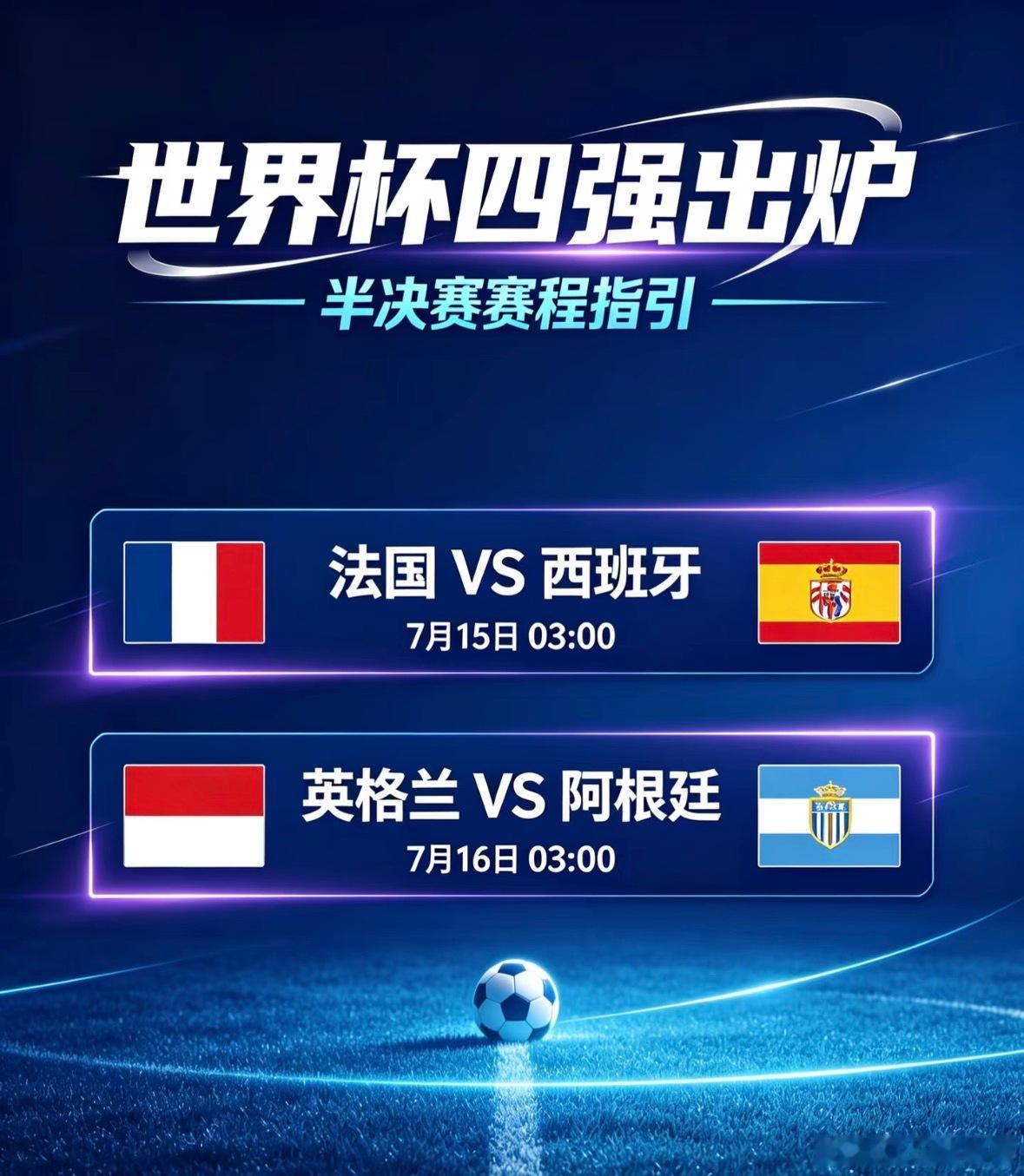 世界杯四强世界杯 2026‑世界杯1/4决赛全部尘埃落定，四强名单新鲜出炉：法国